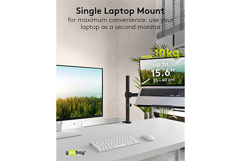 Single Laptop Mount (11 - 15,6) - Lifestyle