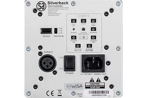 System Audio Legend 10.2 Silverback - White - Back