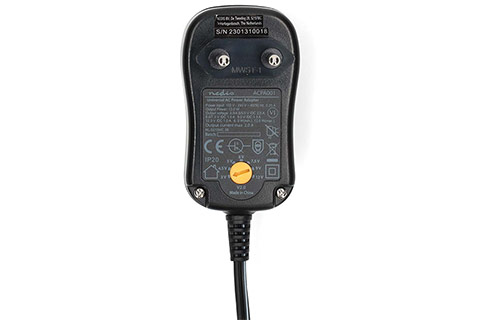 3 to 12V DC Power supply (2000 mA)