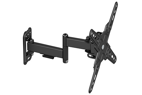 Fullmotion (S) Dual-arm TV wall mount (13–43