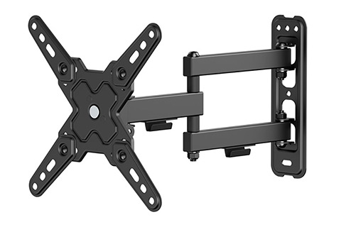 Fullmotion (S) Dual-arm TV wall mount (13–43