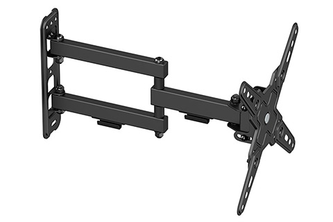 Fullmotion (S) Dual-arm TV wall mount (13–43