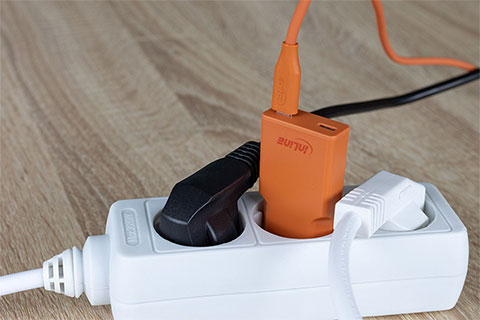 Dual USB-C charger, compact (2x30W PD) - Lifestyle