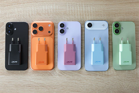 Dual USB-C charger, compact (2x30W PD) - Lifestyle