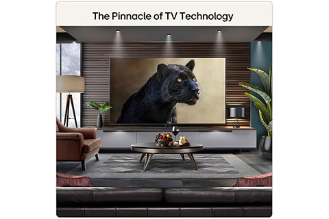LG C6 OLED evo 4K Smart TV with stand - Lifestyle
