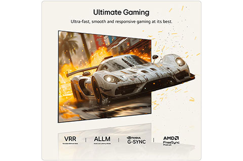 LG C6 OLED evo 4K Smart TV with wall bracket - Lifestyle