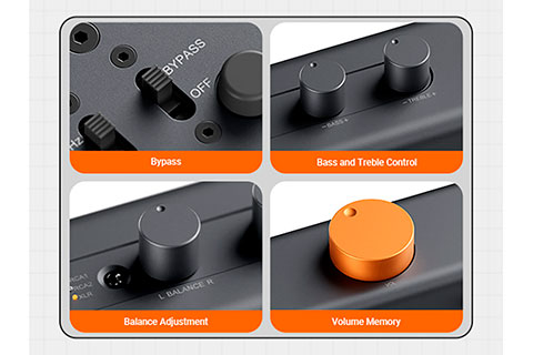 Fosi Audio ZP3 Pre amplifer (3 x RCA, 1 x XLR) - Lifestyle