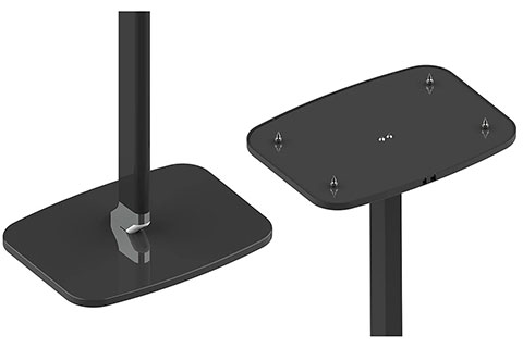 Flexson Floor Stand for Sonos FIVE/PLAY:5 - Black
