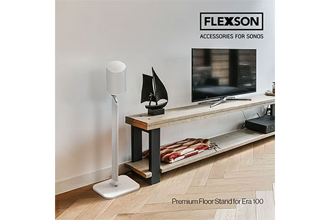 Flexson Premium Floor Stand for Sonos Era 100/SL - White