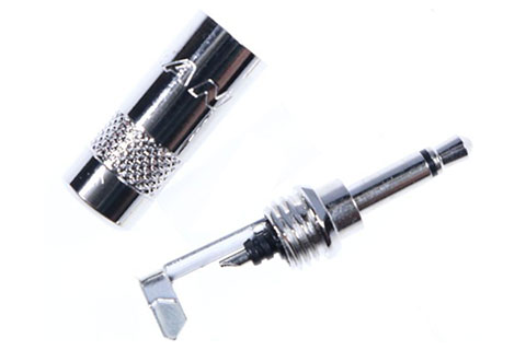 3.5 mm. Minijack Mono male connector, metal