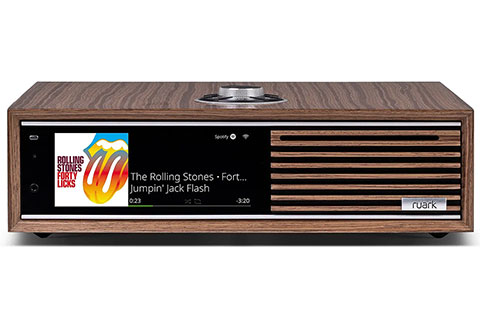 R710 CD Hi-Fi Console & Streaming Stereo Amplifier (2x 200W) - Walnut