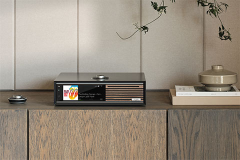 Ruark Audio R710 CD Hi-Fi Console & Streaming Stereo Amplifier (2x 200W) - Black - Lifestyle