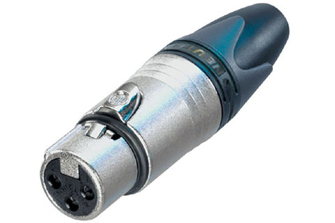 XLR Female Connector, Metal