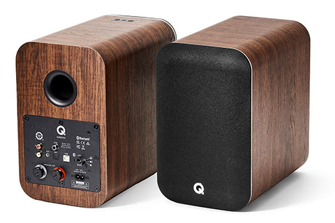 Q Acoustics M20 HD Wireless System pair - Walnut - Back