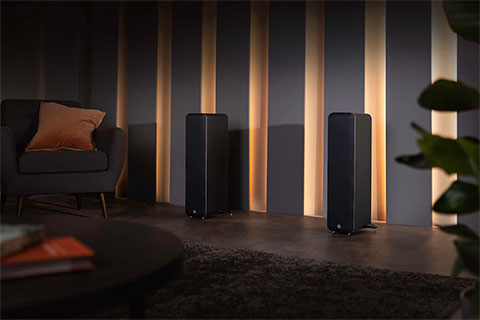 Q Acoustics M40 Wireless speakers - Black - Lifestyle