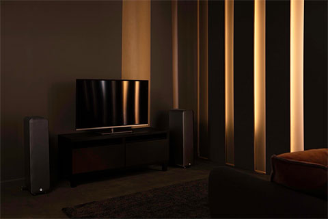 Q Acoustics M40 Wireless speakers - Black - Lifestyle