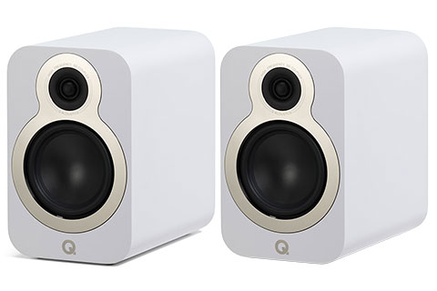 3020C Shelf Speaker Pair - White