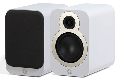 Q Acoustics 3030C shelf speaker pair - White