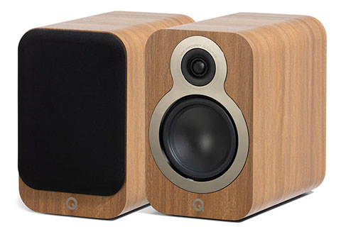 Q Acoustics 3030C shelf speaker pair - Oak