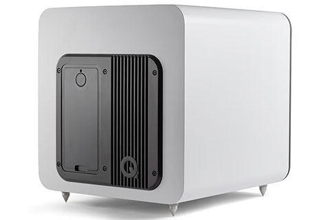 Q Acoustics Q SUB100 Active Subwoofer - White - Back
