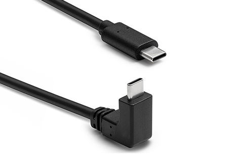 USB-C - Angled USB-C cable | Black (60W)
