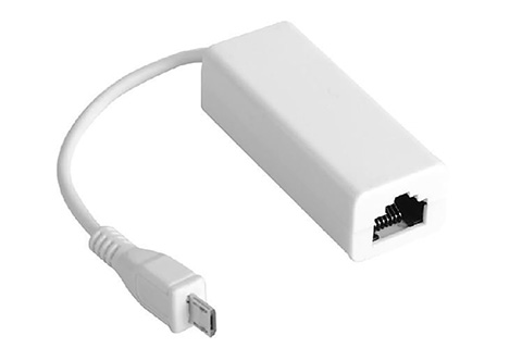 Micro USB to Ethernet | White