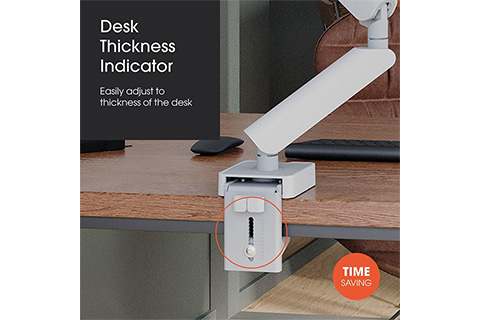 Vogels Momo 2127 Monitor Mount - White - Lifestyle