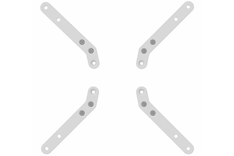 Vogels Momo A003 Vesa Extender 200x200 - White