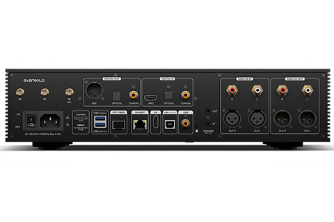 Eversolo DMP-A8 Gen 2 High-end streamer, preamp and DAC - Back
