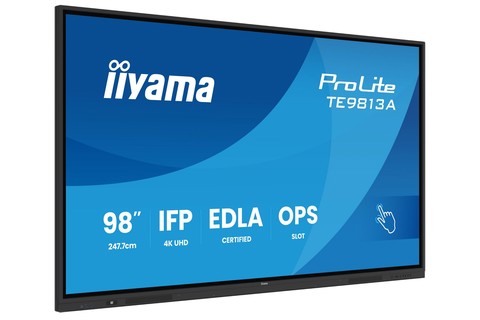 iiyama 4K UHD touch monitor | 98, 13A-B2AG
