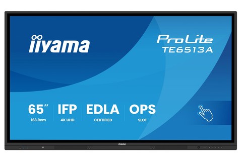 iiyama 4K UHD touch monitor | 65 | TE13A-B3AG