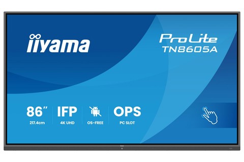iiyama 4K UHD touch monitor | 86 | TN05A-B1AG
