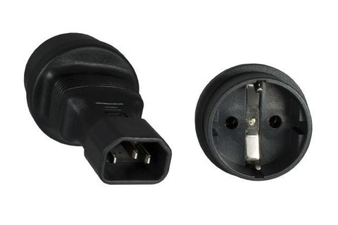 Power adapter (230V AC, C14 – Schucko)