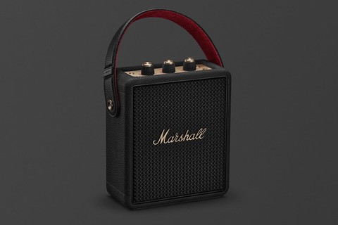 Stockwell III Bluetooth speaker - Black & Brass