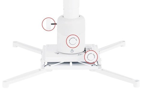 Multibrackets Universal Projector Mount with Finetune - Instruction