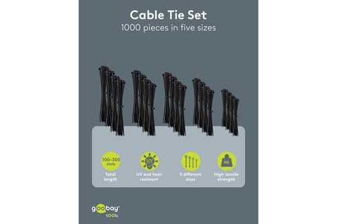 Cable ties | Black - 1000pcs