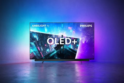 Philips OLED+ 4K Smart TV with Ambilight | OLED911/12 Series - Lifestyle