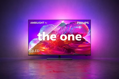 Philips Ambilight 4K QLED TV | PQS9001/12 The One Series - Lifestyle