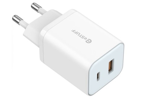 USB-C / USB-A charger, compact (65W PD)