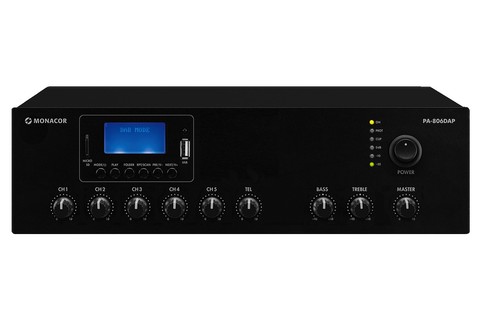 PA-806DAP Mixing Amplifier (1x 60W) - Front