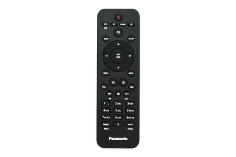 Panasonic SC-PMX112E-K micro Hi-Fi system (CD,BT,FM/DAB+ radio) - Remote