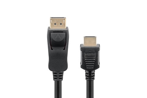 Displayport 2.0 / 2.0 til HDMI cable (4K@60Hz)