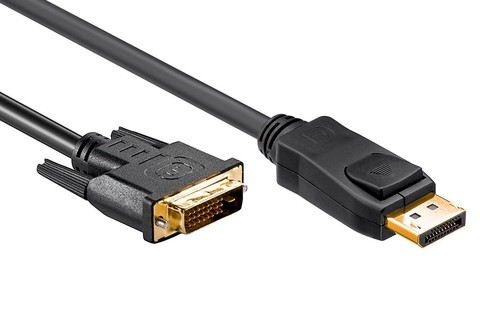 Displayport 1.2 to DVI-D cable (4K@30Hz, FHD@60Hz)