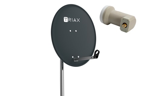 Triax  TDS Pro 65A parabol antenna with TSI 100 Gold Single Universal LNB | 1 pos/ 1 bruger
