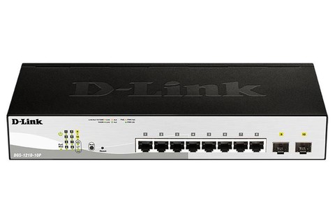 Gigabit PoE Smart Switch, 10 Port (DGS-1210-10P/E)