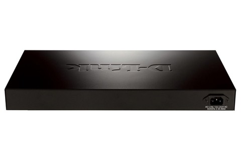 D-Link Gigabit PoE+ Smart Switch, 28 Port (DGS-1210-28P/E) - Back