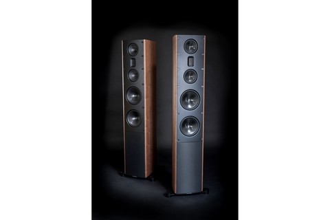 MB8 B Floor Speaker - Walnut