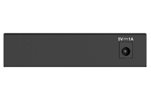 D-Link 5 Port Gigabit switch, POE+, Unmanaged (DGS-105GL/E) - Back