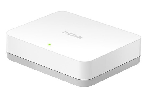 D-Link 5 Port Gigabit switch, LAN, MAC 4K, Unmanaged (GO-SW-5G/E) - Hero