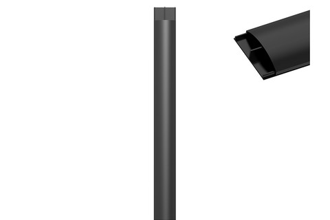 Multibrackets M Universal Cable Cover Super Slim (1,6m, 75x17,6mm) - Black